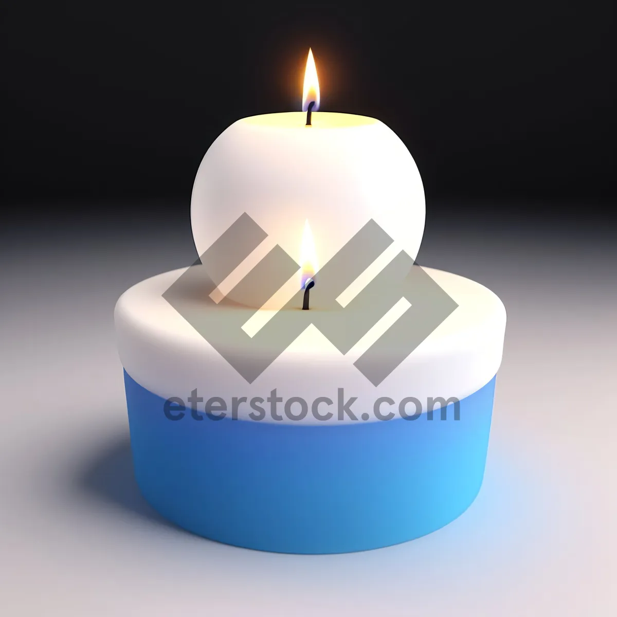 Picture of Shiny Wax Candle Illumination Icon