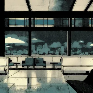 Modern Interior with Stylish Furniture and Abundant Natural Light