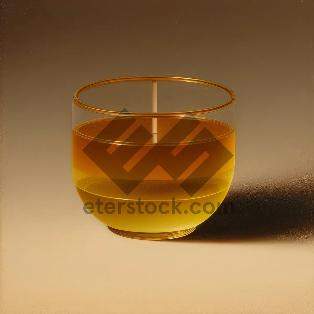 Picture of Refreshing Herbal Tea in Glass Cup