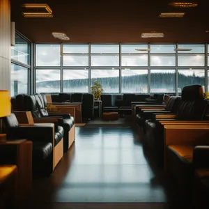 Modern Luxury Interior with Elegant Furniture and Lighting