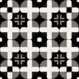 Retro Checkered Square Tile Graphic Texture