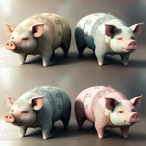 Dollar Savings: Pink Piggy Bank for Secure Financial Future