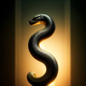 Wild Serpent: A Dangerous Reptile in Wildlife