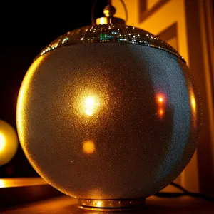 Shimmering Gold Celebration Bauble - Festive Holiday Decor