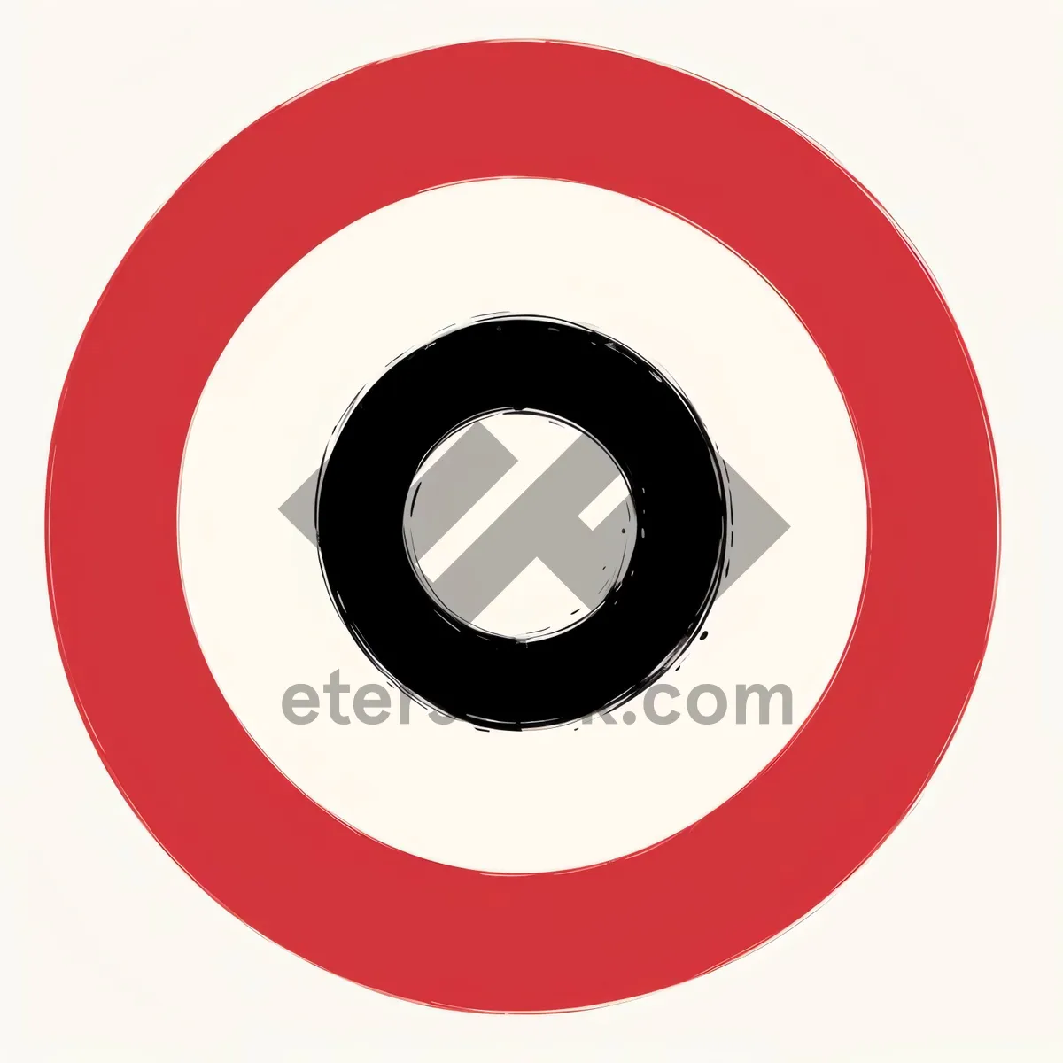 Picture of Web 3D Circular Button Icon - Glossy Design