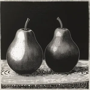 Fresh and Juicy Bell-shaped Pear.