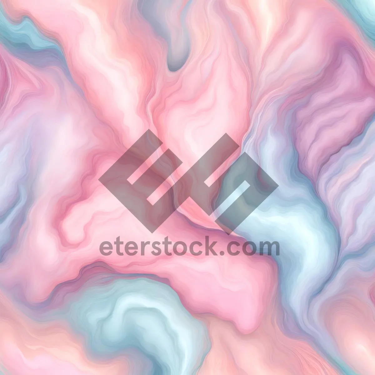 Picture of Digital Fractal Energy Pattern in Pink