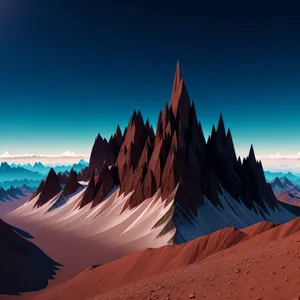 Sandy Desert Dune Landscape under Clear Sky