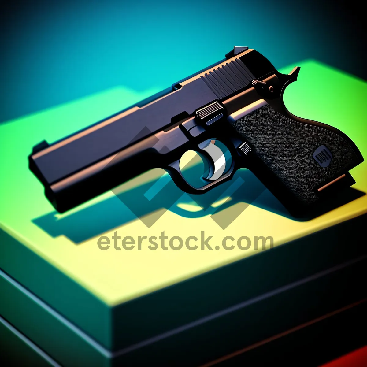 Picture of Deadly Arsenal: Black Handgun - Weapon of Choice