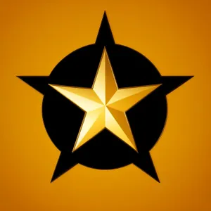 Five-Star Symbol: Iconic Design Sign