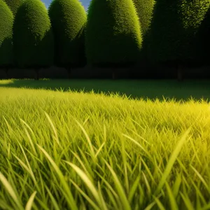Vibrant Field of Lush Green Grass