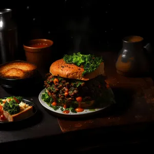 Gourmet Vegetable Salad with Fresh Wine Sauce