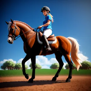 Ranch Stallion: Majestic Equine Equestrian Sport