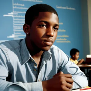 Smiling Male Doctor in Corporate Office with Stethoscope