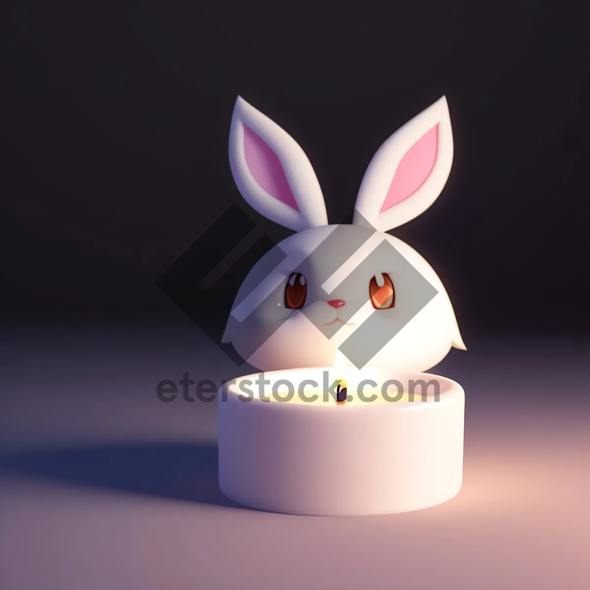 Picture of Cute Bunny and Piggy Cartoon Animal Bank