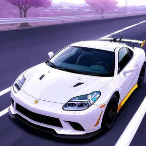 Speed Machine: Sleek Sports Car Racing