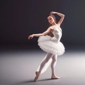 Elegant ballet dancer showcasing graceful moves