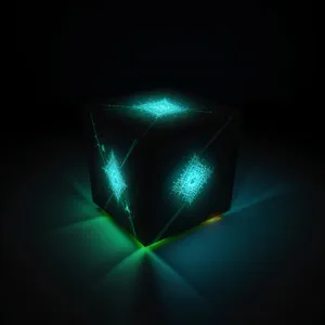 Black Fractal Energy Graphic Design Wallpaper Element