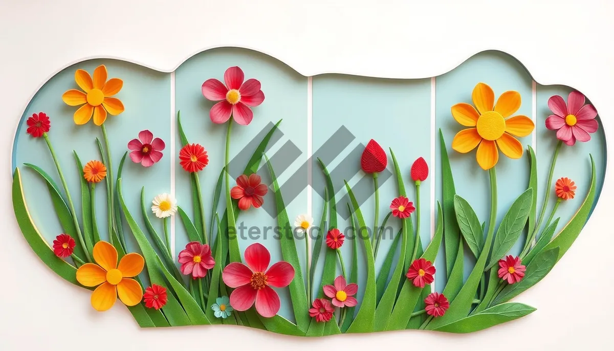 Picture of Pink Tulip Floral Wallpaper Design