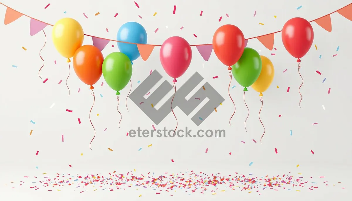 Picture of Colorful Balloon Party Decoration for Festive Celebration