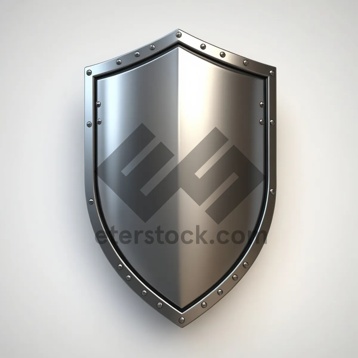 Picture of Shiny 3D Heraldry Frame Emblem Shield