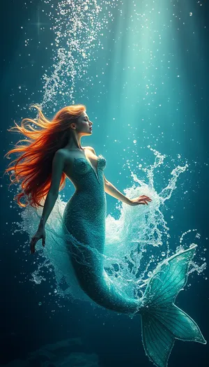 Attractive model with sexy hair at seaautical photoshoot