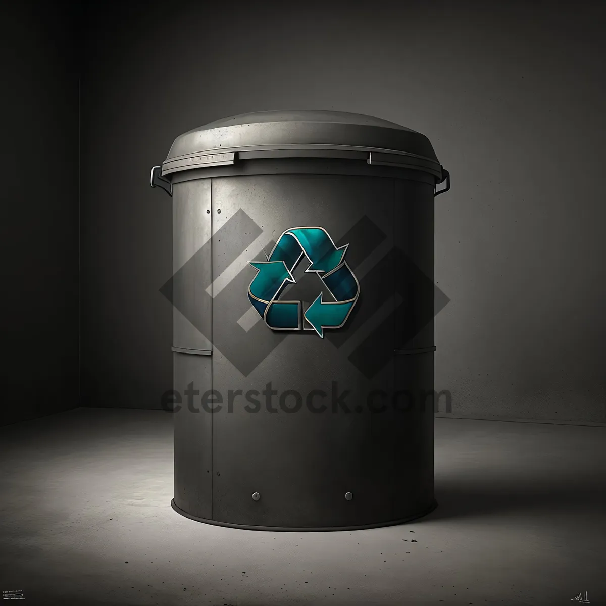 Picture of Bin Object: Efficient Ashcan Garbage Container