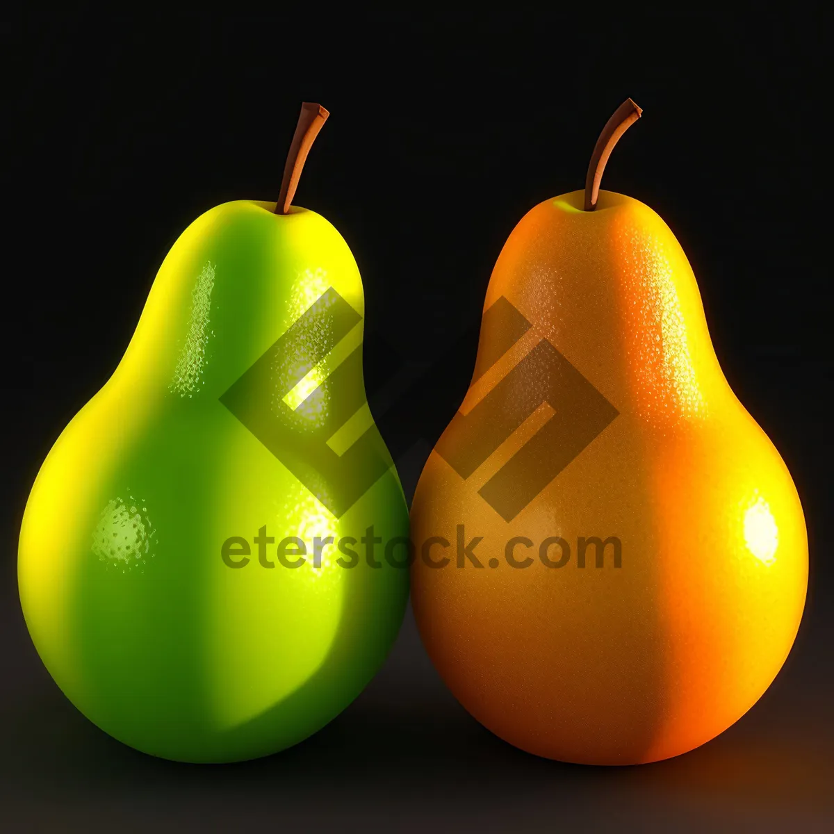 Picture of Ripe and Juicy Pear: Fresh, Sweet, and Healthy