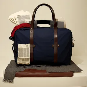 Stylish Leather Carry-on Bag with Handle