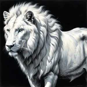 Wildlife King Portrait Male Tiger Fur