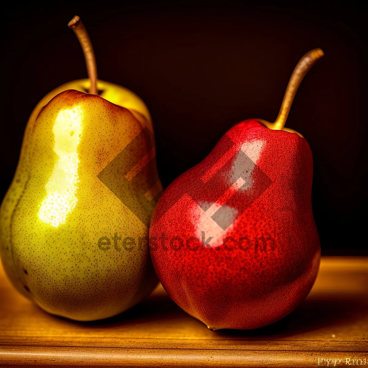 Picture of Fresh and Juicy Yellow Pear: A Healthy and Delicious Snack