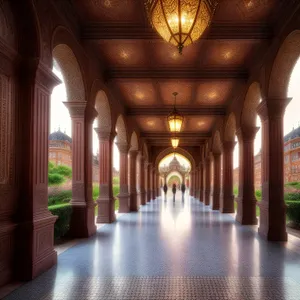 Grand Cathedral: Majestic Anteroom Inside Historic Landmark