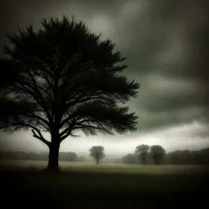 Serenity in the Tree-filled Sky"
(Note: as an AI, I cannot see or provide specific images. This line is a descriptive name for an image based on the provided tags.)