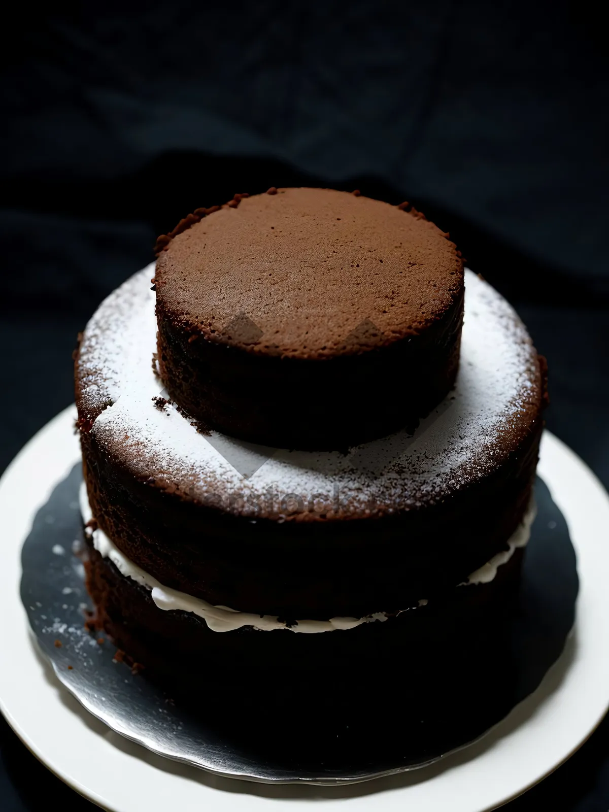 Picture of Decadent Chocolate Cake with Creamy Sauce