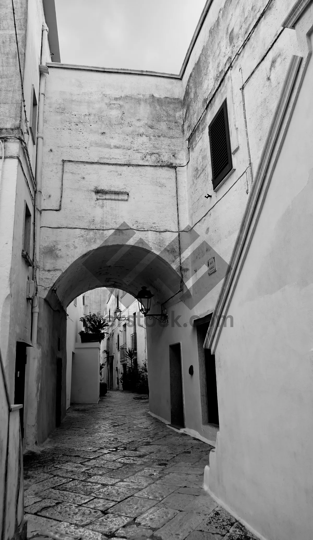 Picture of Ancient Stone Passage in Historic City