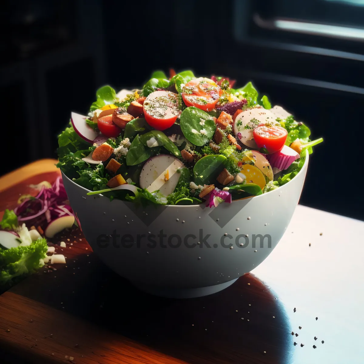 Picture of Fresh Fruit Salad Bowl - Healthy and Delicious Lunch