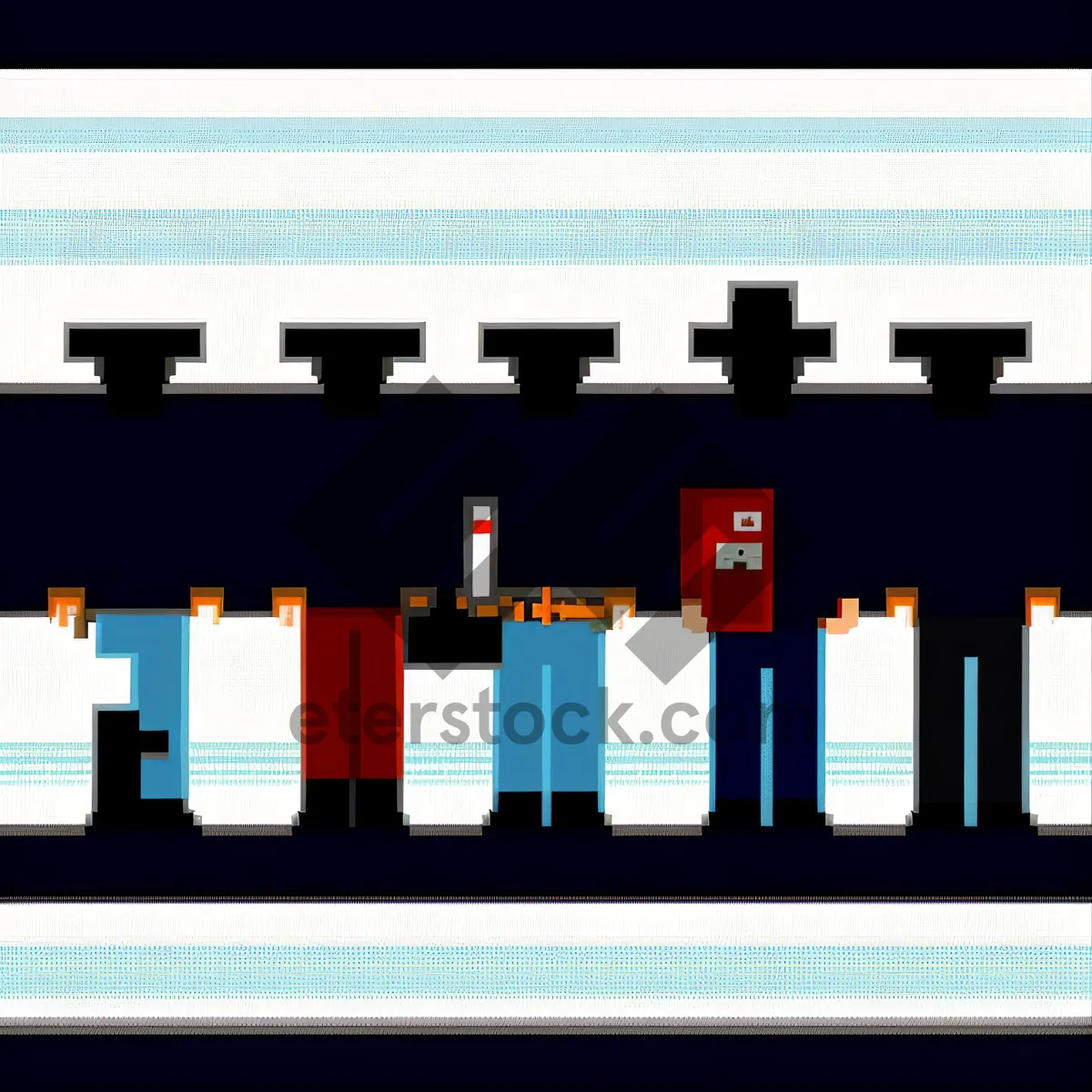 Picture of Bank Facility Icon: A Symbol of Secure Depository and Business Design