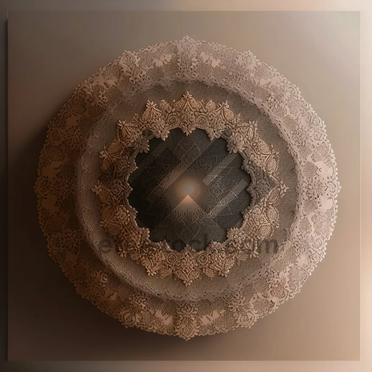 Picture of Elegant Gong-shaped Chandelier: A Harmonious Décor Masterpiece