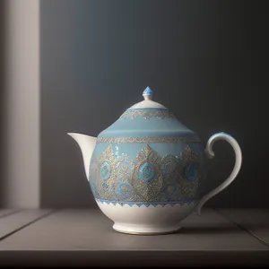 Traditional Ceramic Teapot for Hot Tea