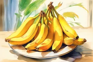 Fresh and Healthy Banana Bunch Snack