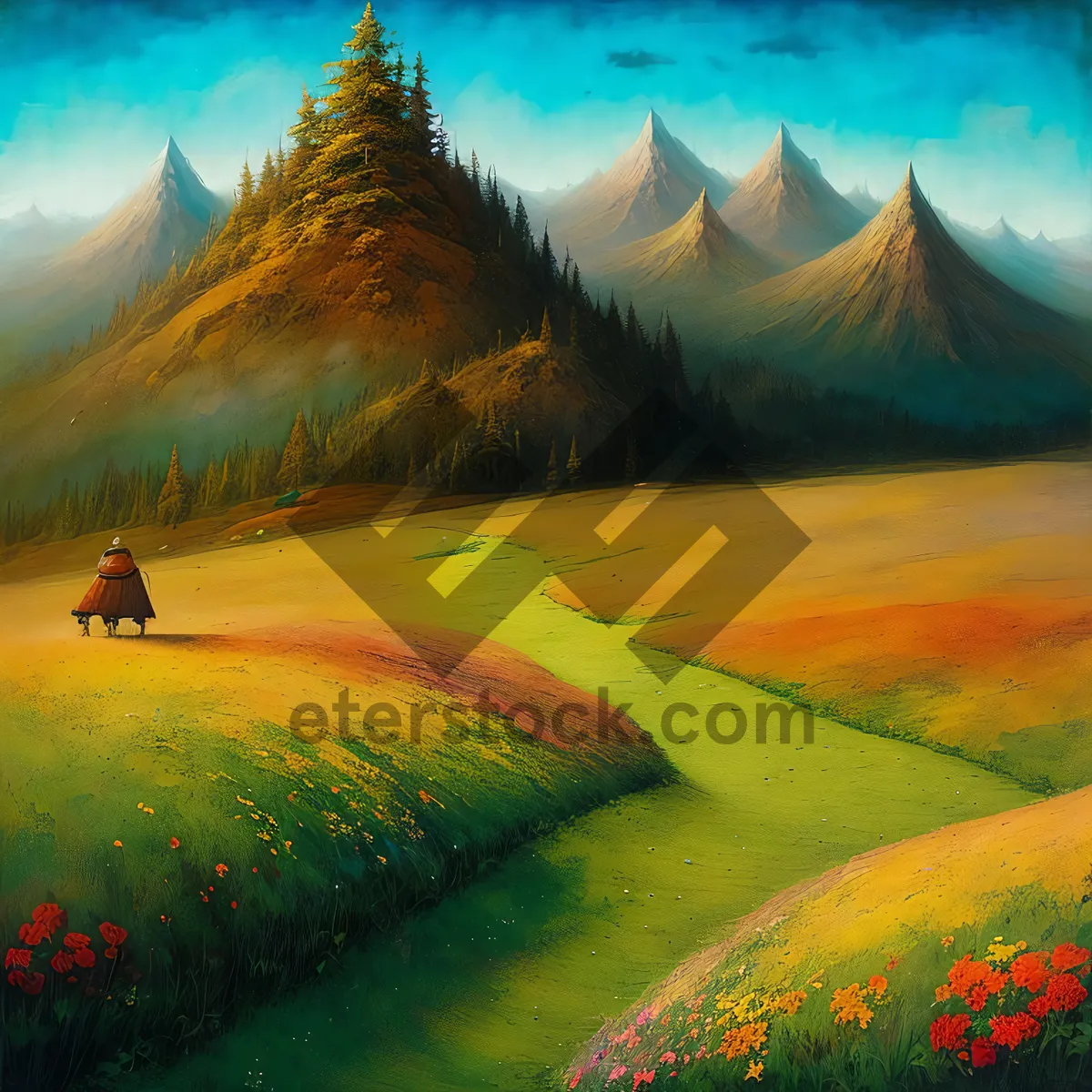 Picture of Serenity at Sunrise: Majestic Beach Horizon