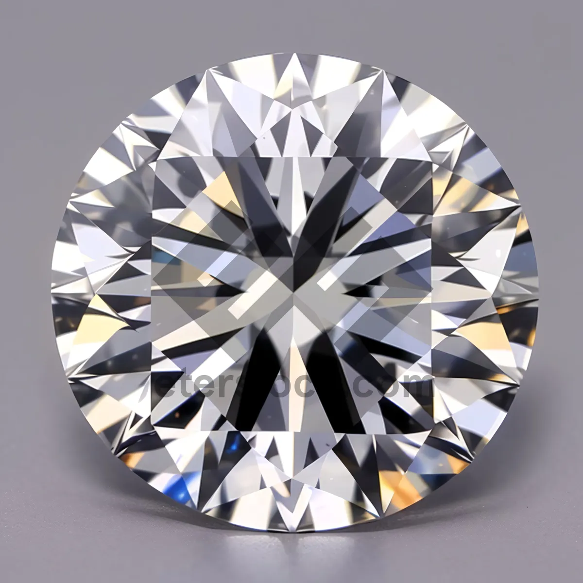 Picture of Sparkling Gemstone: Shiny Diamond Crystal Jewel
