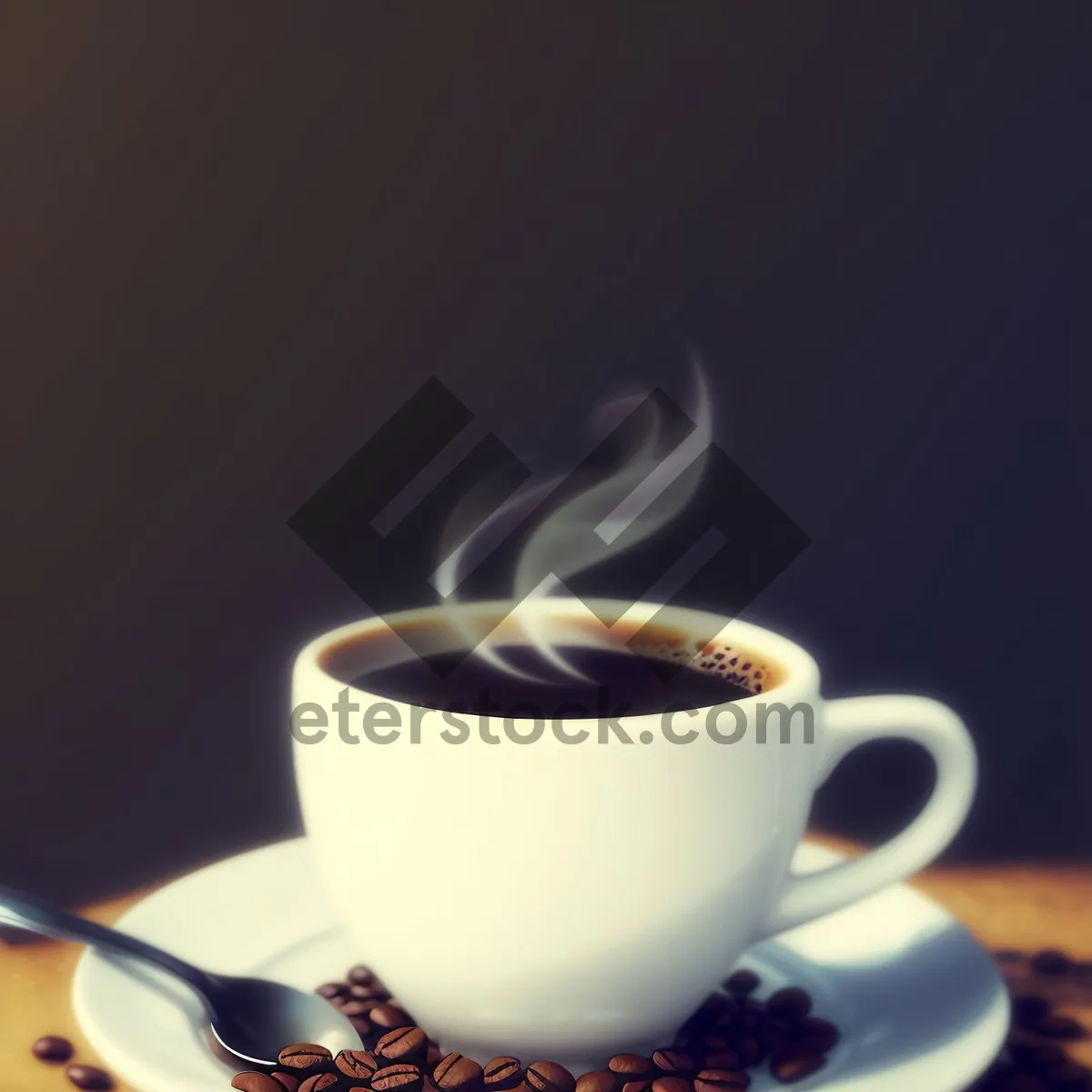 Picture of Morning Kickstart: Hot Cup of Aromatic Espresso