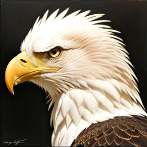 Majestic Bald Eagle in Close-up Portrait