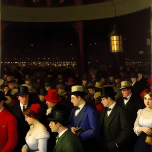 Smiling Businessman Couple with Happy Expression