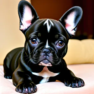 Adorable Bulldog Puppy - Cute Wrinkled Canine