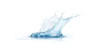 Fresh Water Splash Close-up Wallpaper