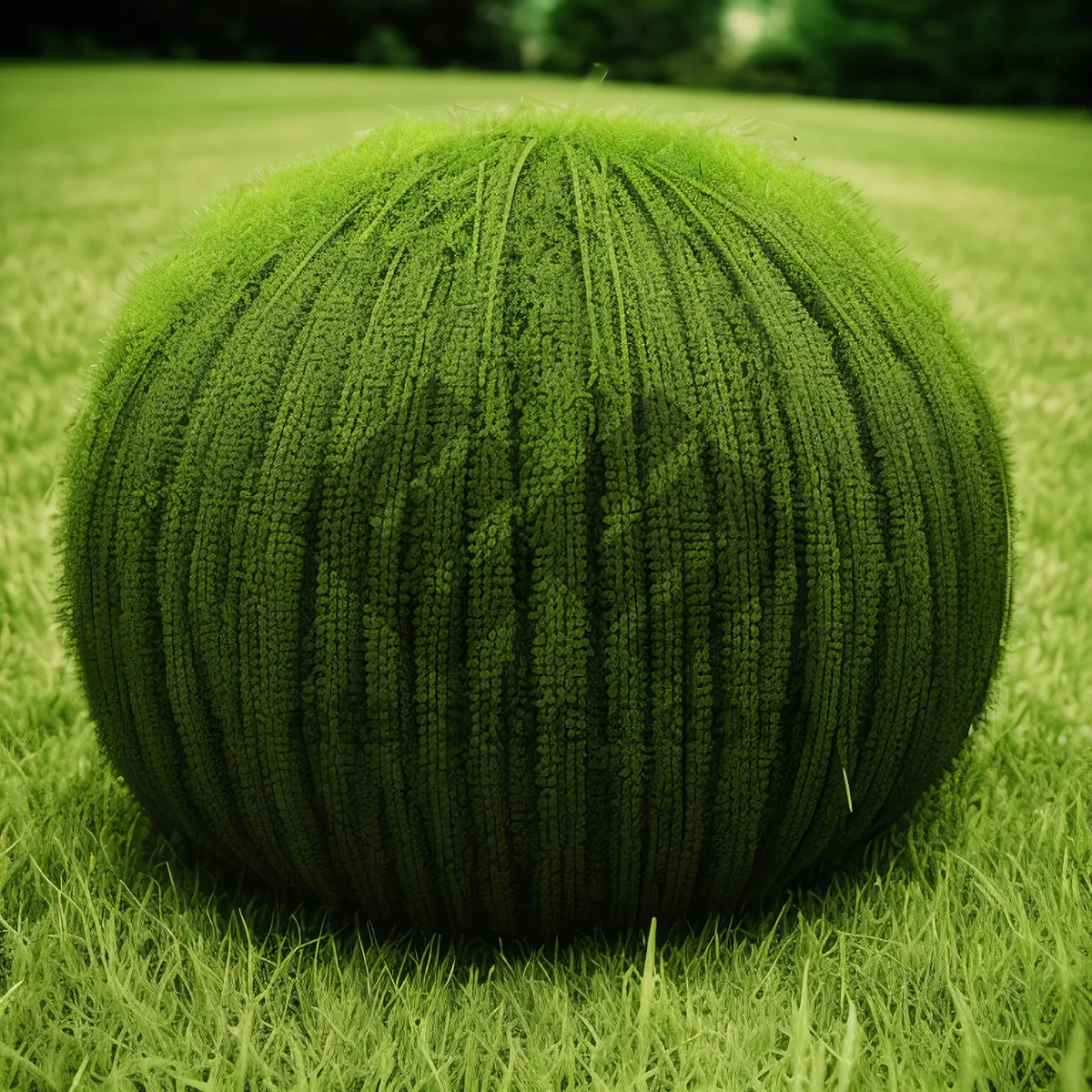 Picture of Golden Harvest: Croquet Ball Rolling Through Wheat Field