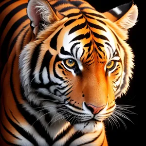 Wild Panthera: Majestic Tiger Cat Roaming the Jungle
