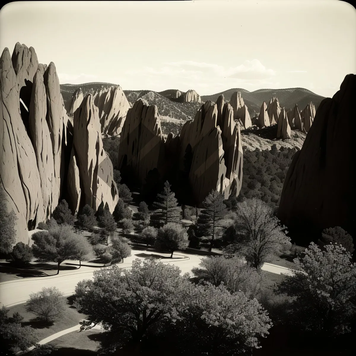 Picture of Skyline Memorial Park: Majestic Megalith Rock Structure